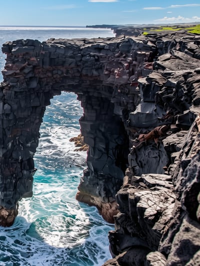 hawaii sea arch